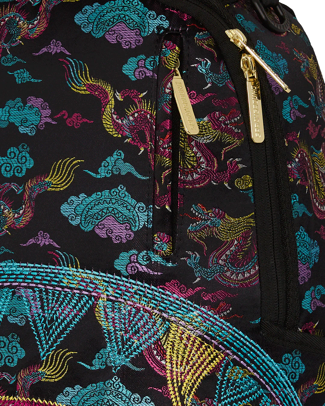Embroidered Dragons Backpack - Image 11