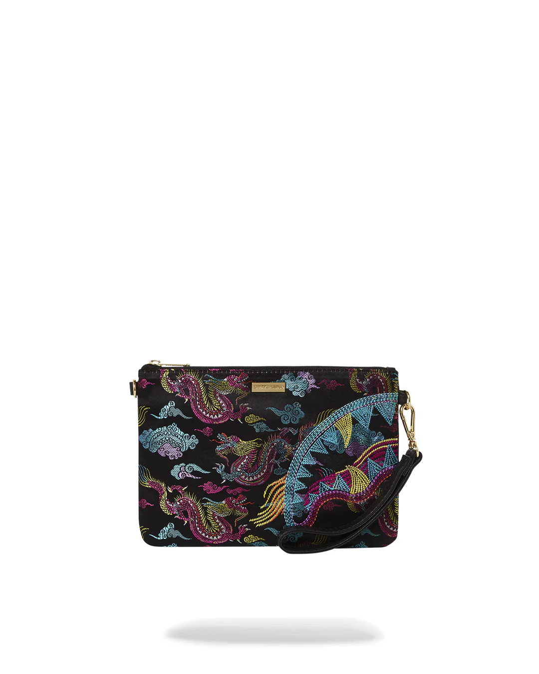 Embroidered Dragons Pouchette - Image 4