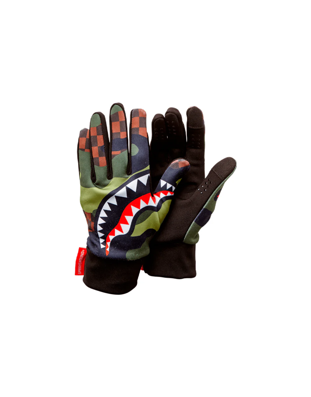 Checkered Camo Gloves - Image 2