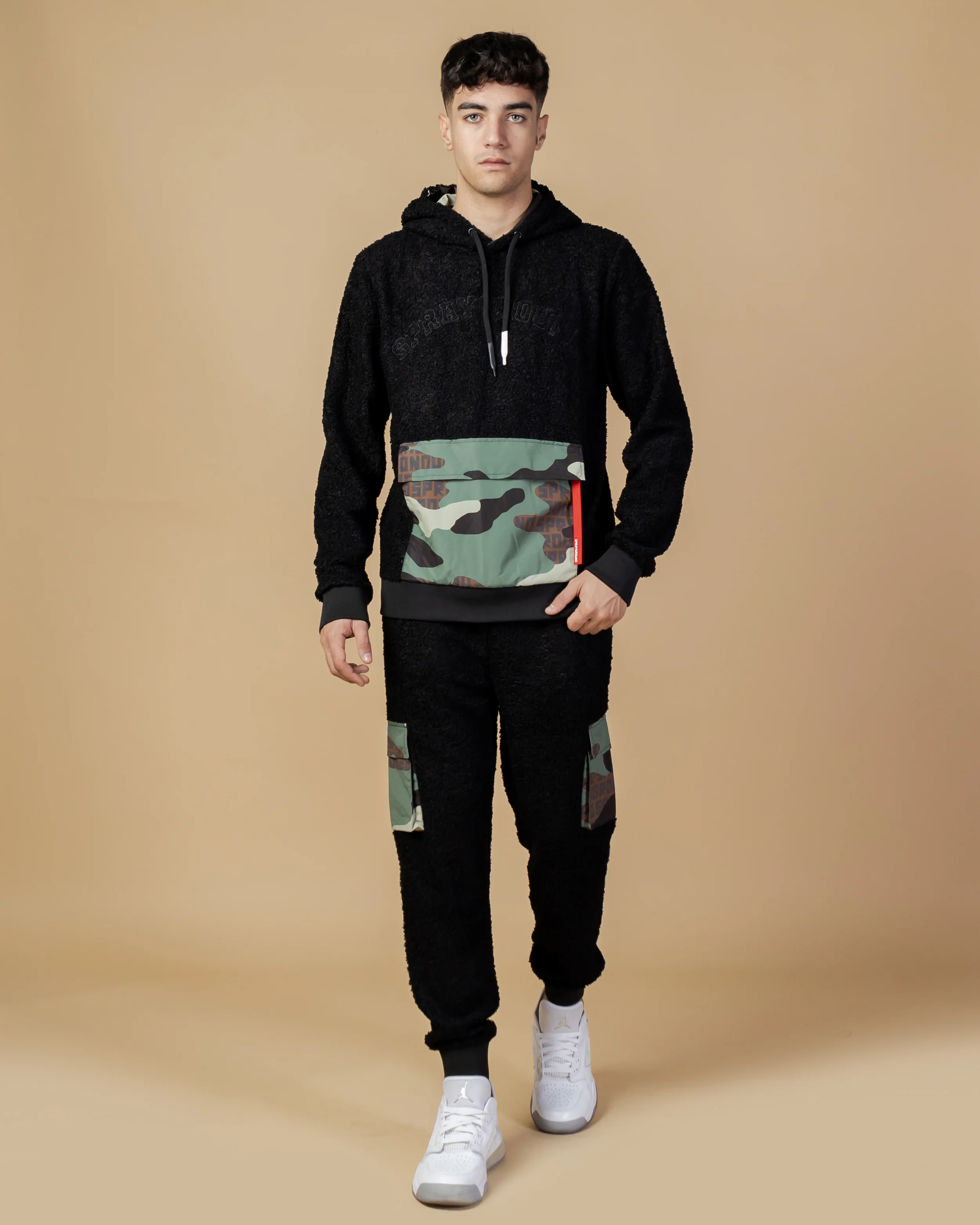 Teddy Pocket Pants Black - Image 3