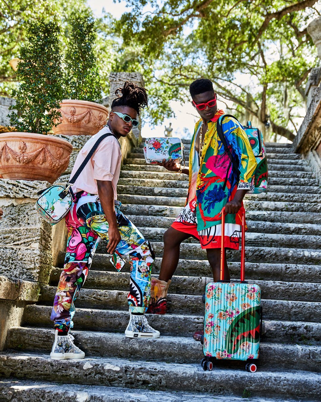 Sprayground Luggage THE SANCTUARY SHARKNAUTICS HARDSHELL CARRY-ON LUGGAGE Multicolor - Image 9