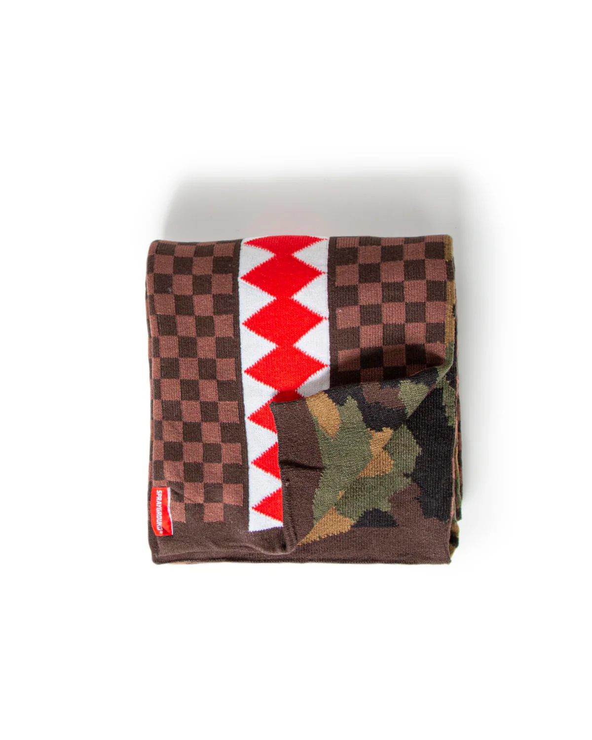 Checks And Camo Scarf - Image 3