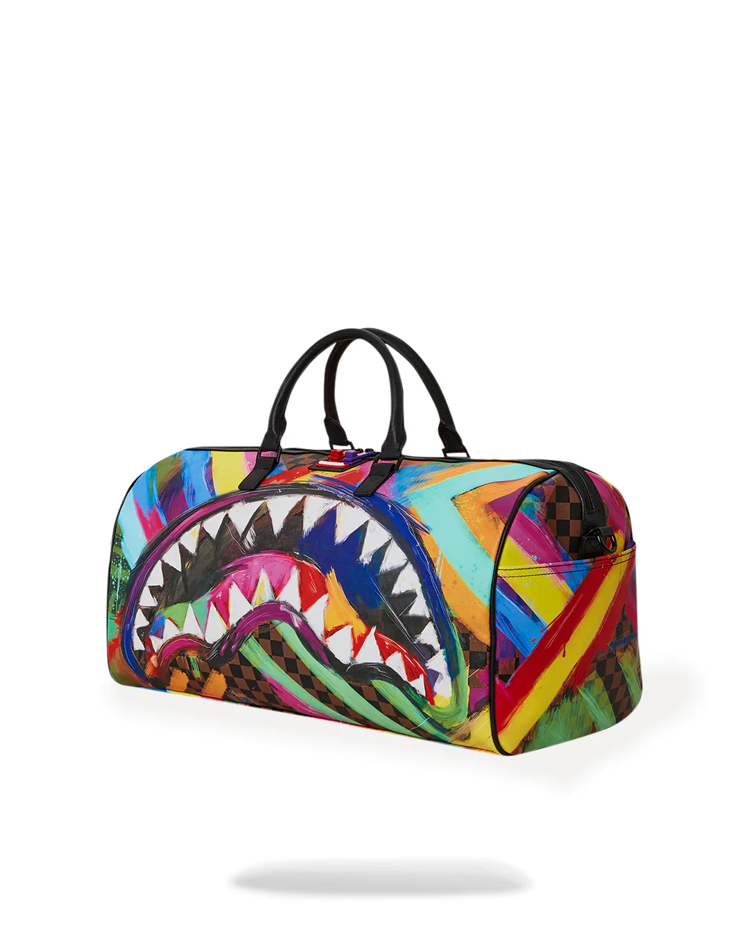 Sharks In Paint Large Duffle - Image 7