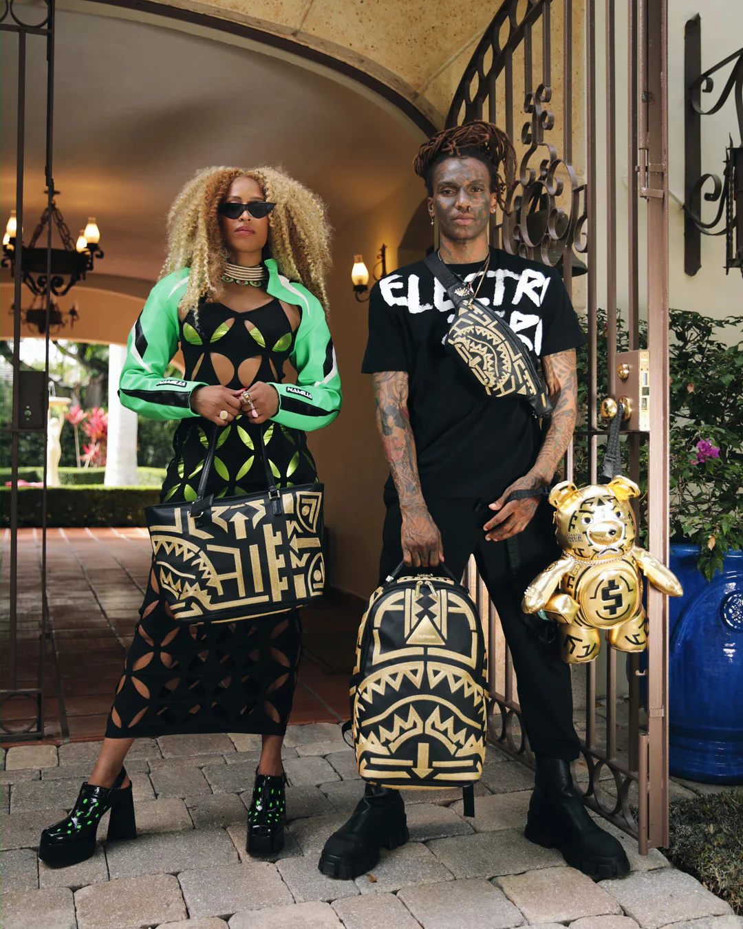 Ai Tribal Gold Savvy Crossbody - Image 4