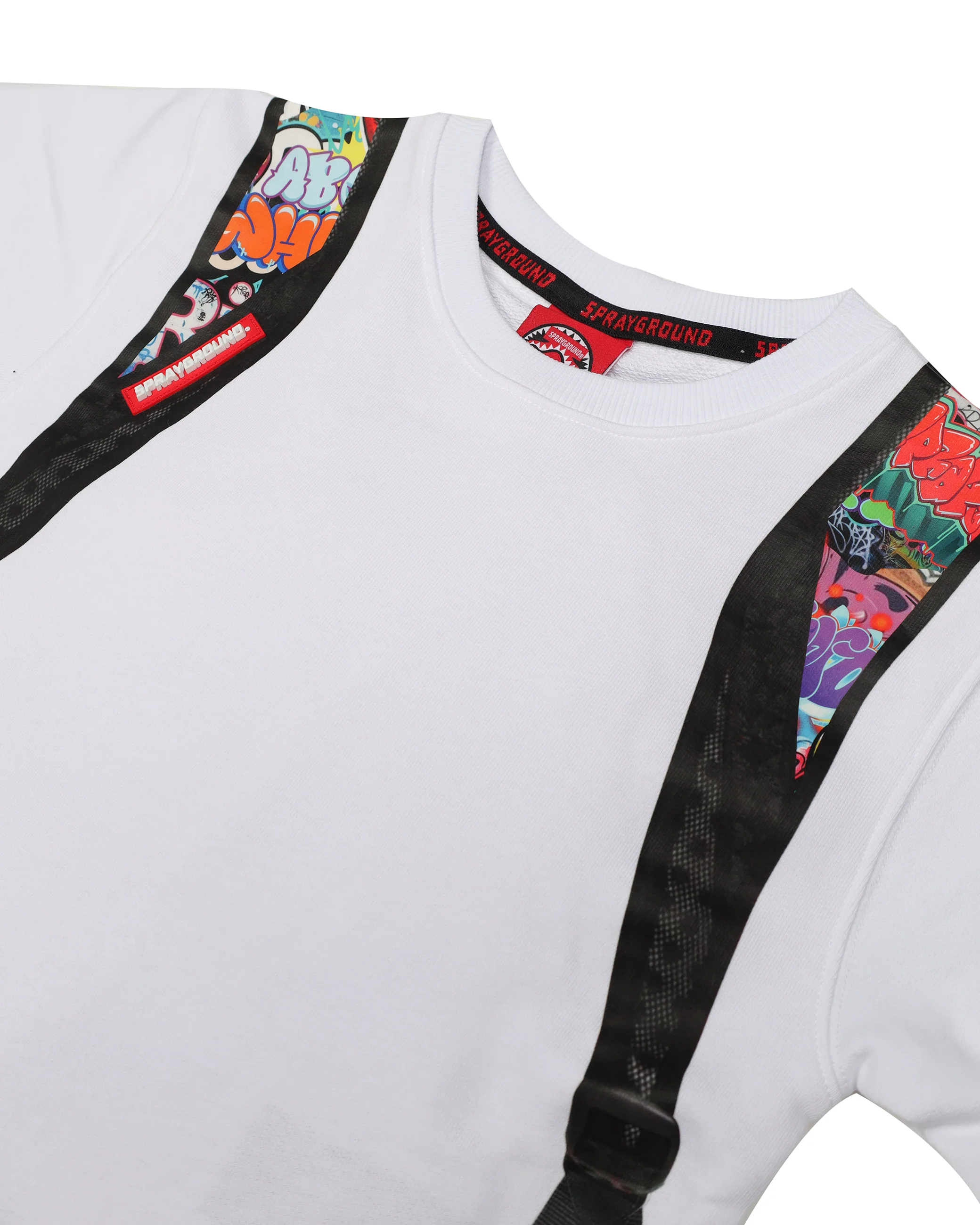 SPRAYGROUND WRITERS BACKPACK IN THE WHITE CREWNECK - Image 11