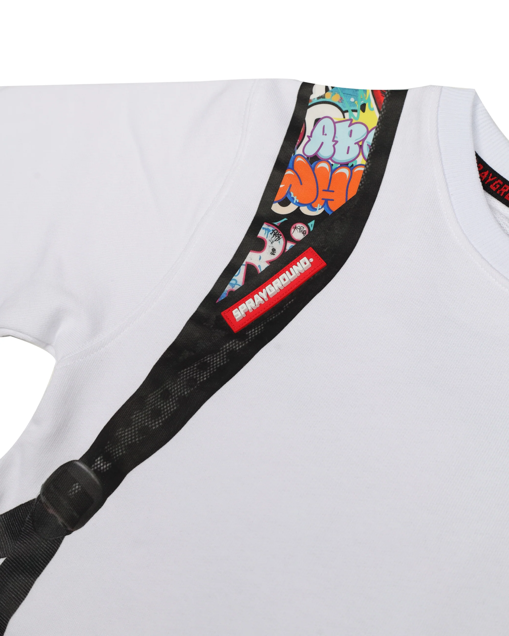 SPRAYGROUND WRITERS BACKPACK IN THE WHITE CREWNECK - Image 12