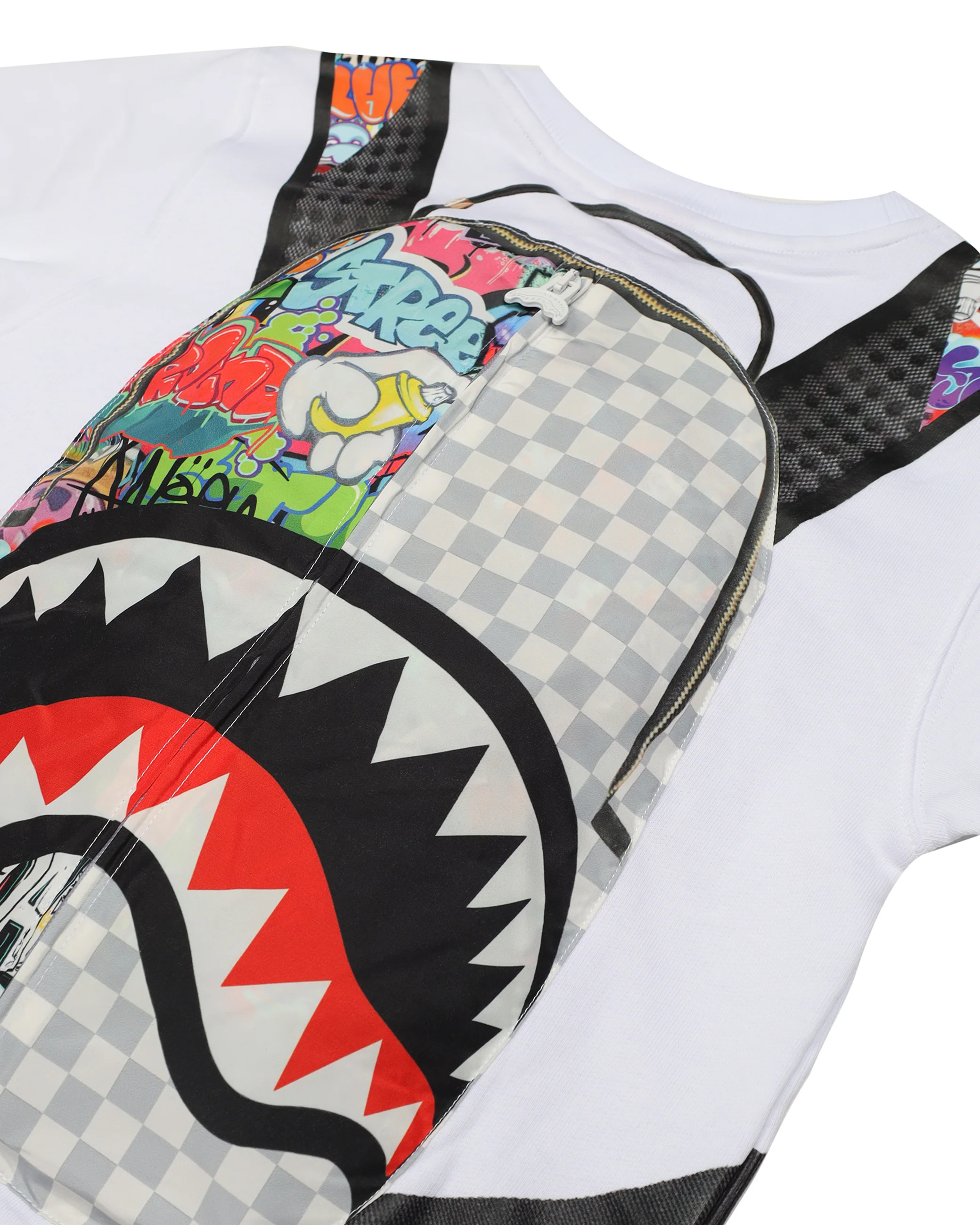 SPRAYGROUND WRITERS BACKPACK IN THE WHITE CREWNECK - Image 13