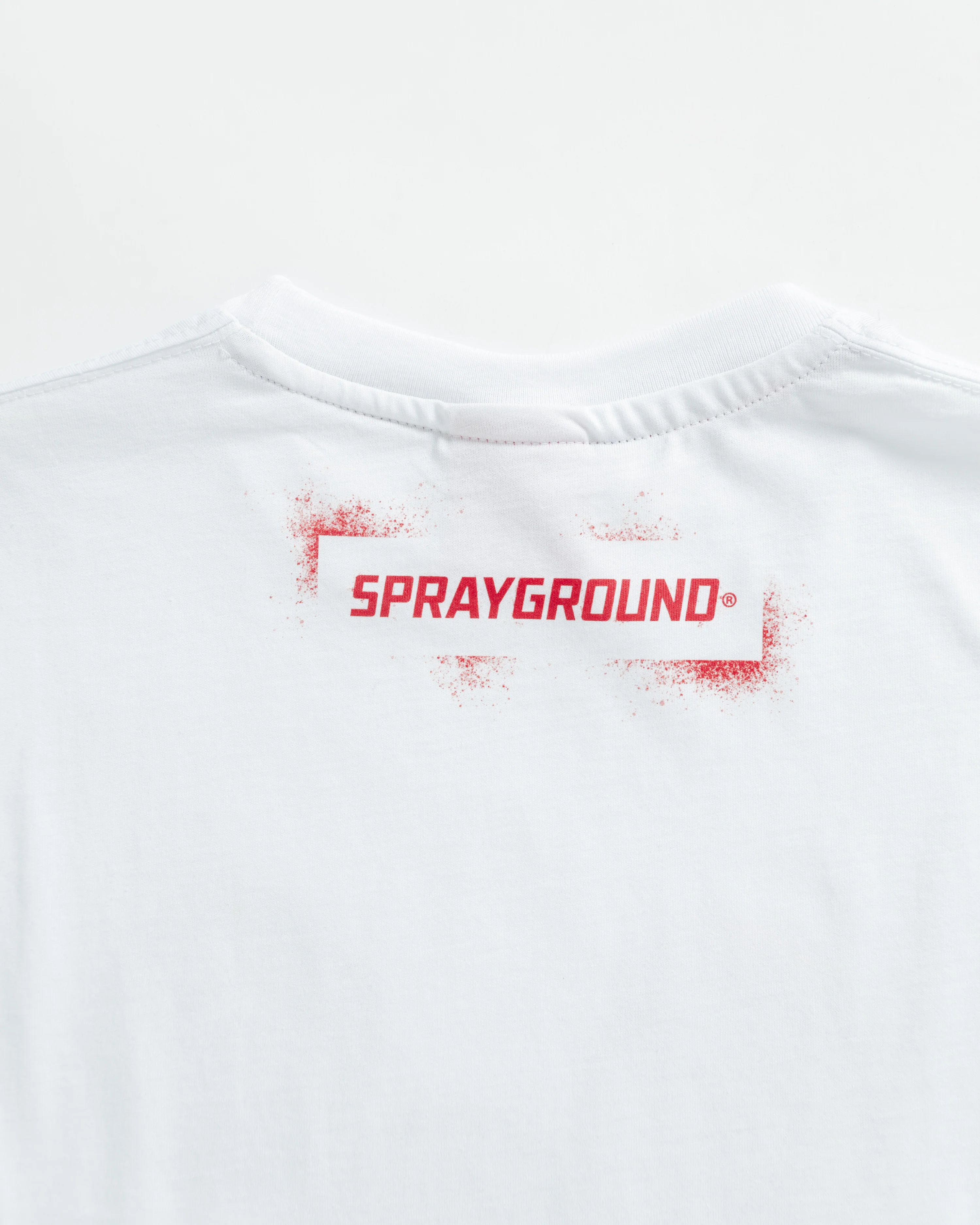 Shark Paint Over T-shirt Wht - Image 10
